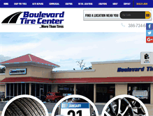 Tablet Screenshot of boulevardtire.com